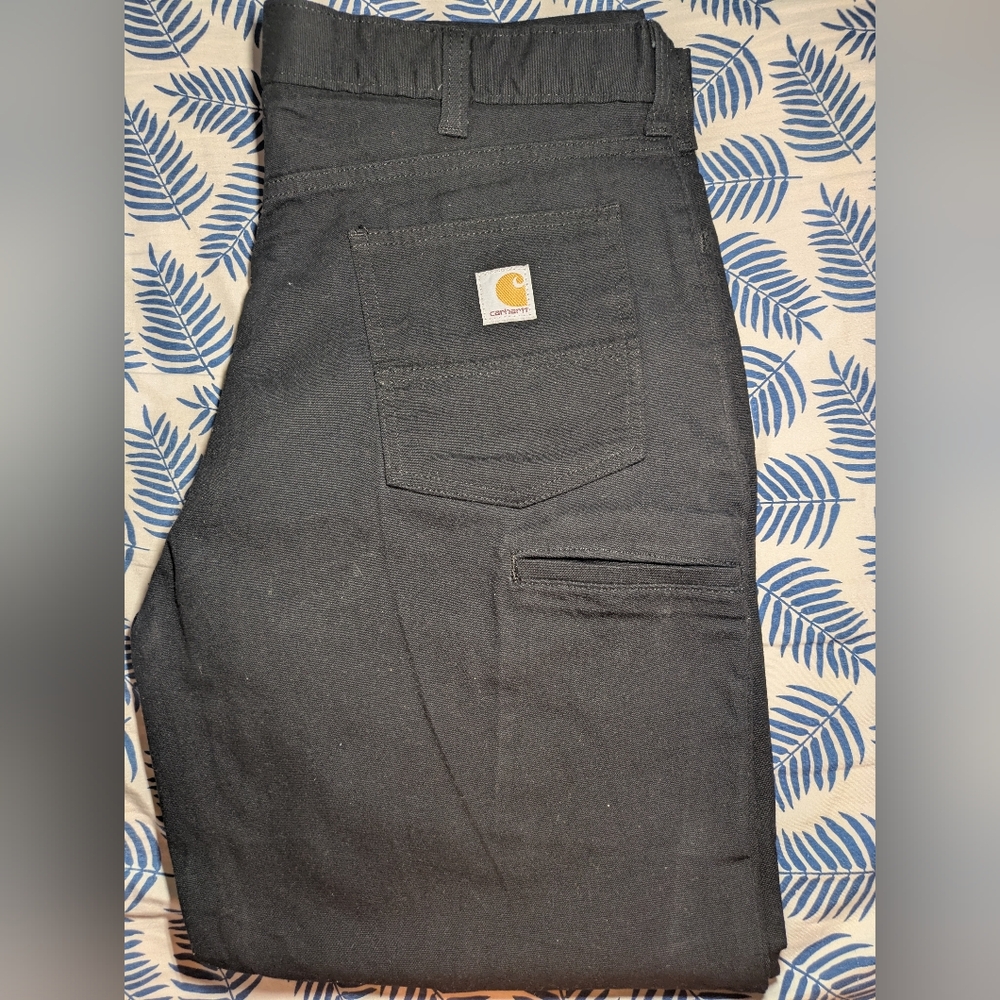 Carhartt Black Work Pants Size 40x30